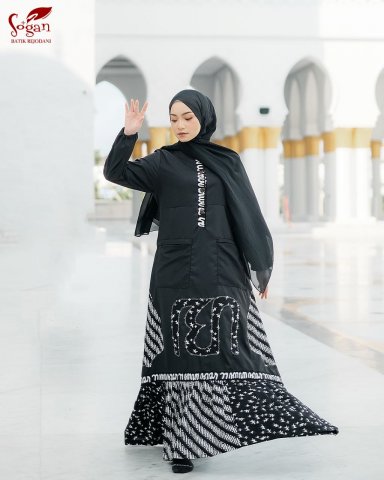 MECCA BATIK DRESS (SAKU ZIPPER)