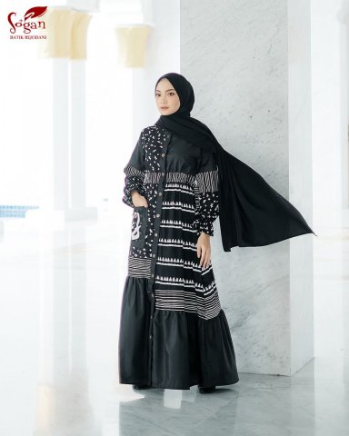 HARAMAIN BATIK DRESS (SAKU TANPA ZIPPER)
