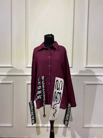 DAKWAH BLOUSE MAROON