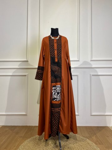 SYAKIRA DRESS BRICK