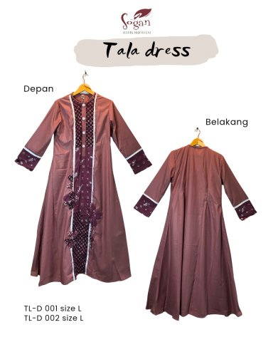Tala Dress Devy Ready Stok