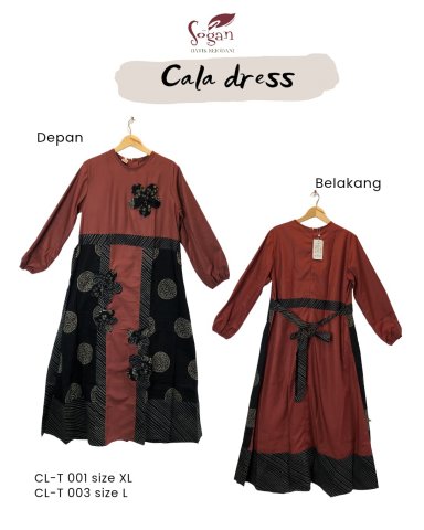 Cala Dress Ready Stok