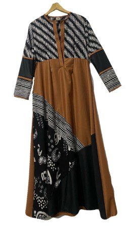 Berserah Dress 01 Tulis Brown
