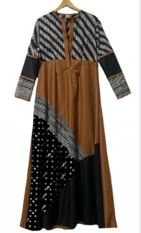 Berserah Dress 02 Cap Brown