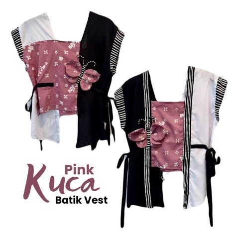 Kuca Batik Vest Pink