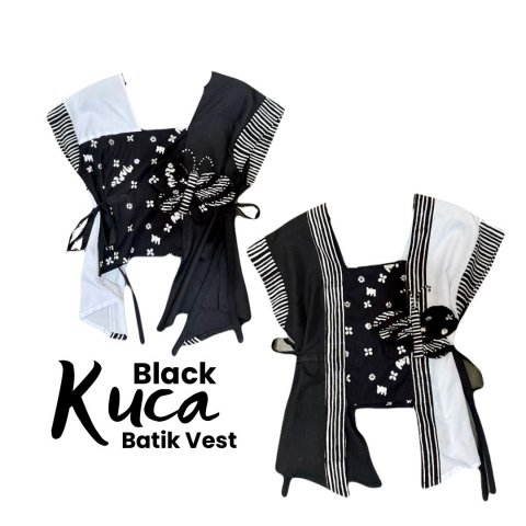 Kuca Batik Vest Hitam