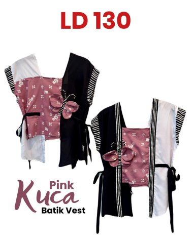 Kuca Batik Vest Pink LD 130