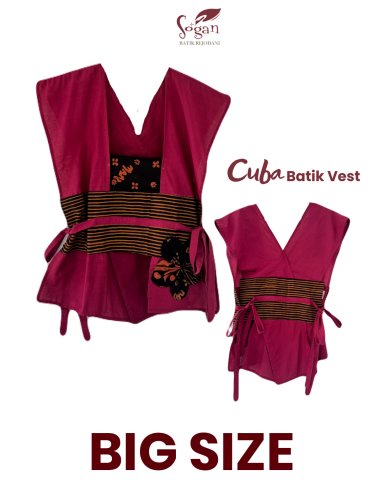 CUBA BATIK VEST BIG SIZE
