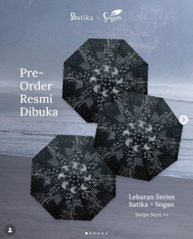 Payung Jumbo Batika x Sogan
