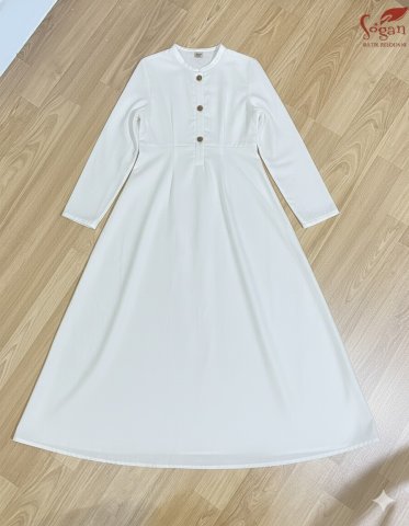 Inner Dress Mandalika (Lengan Full) Warna Putih