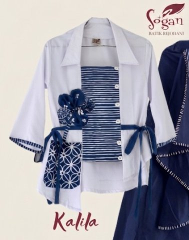 Kalila Blouse Navy