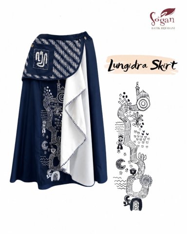 Lungidra Skirt Biru